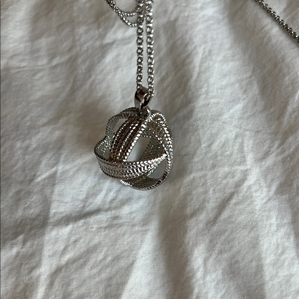 Silver Pendant Necklace - Picture 2 of 3